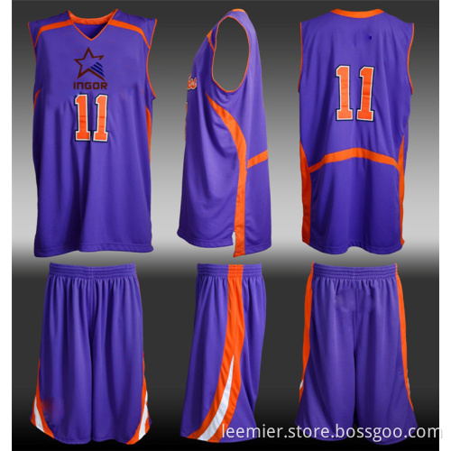 Wholesale Custom Sublimation Printing Sports Team Basketball Jerseys